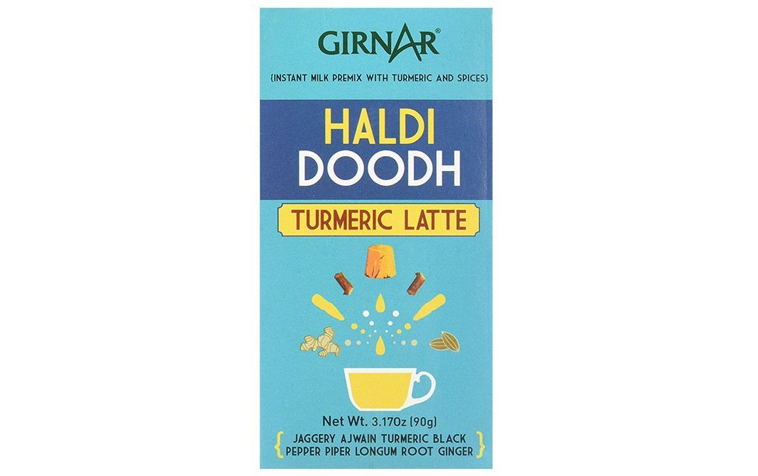 Girnar Haldi Doodh Turmeric Latte   Box  90 grams